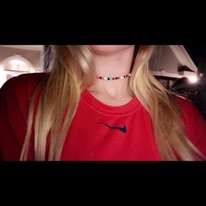Beaded choker